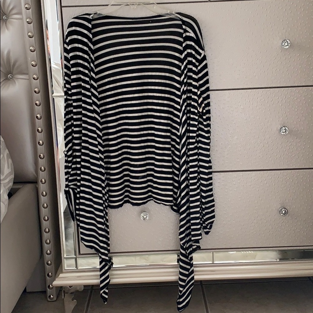 Striped cardigan
